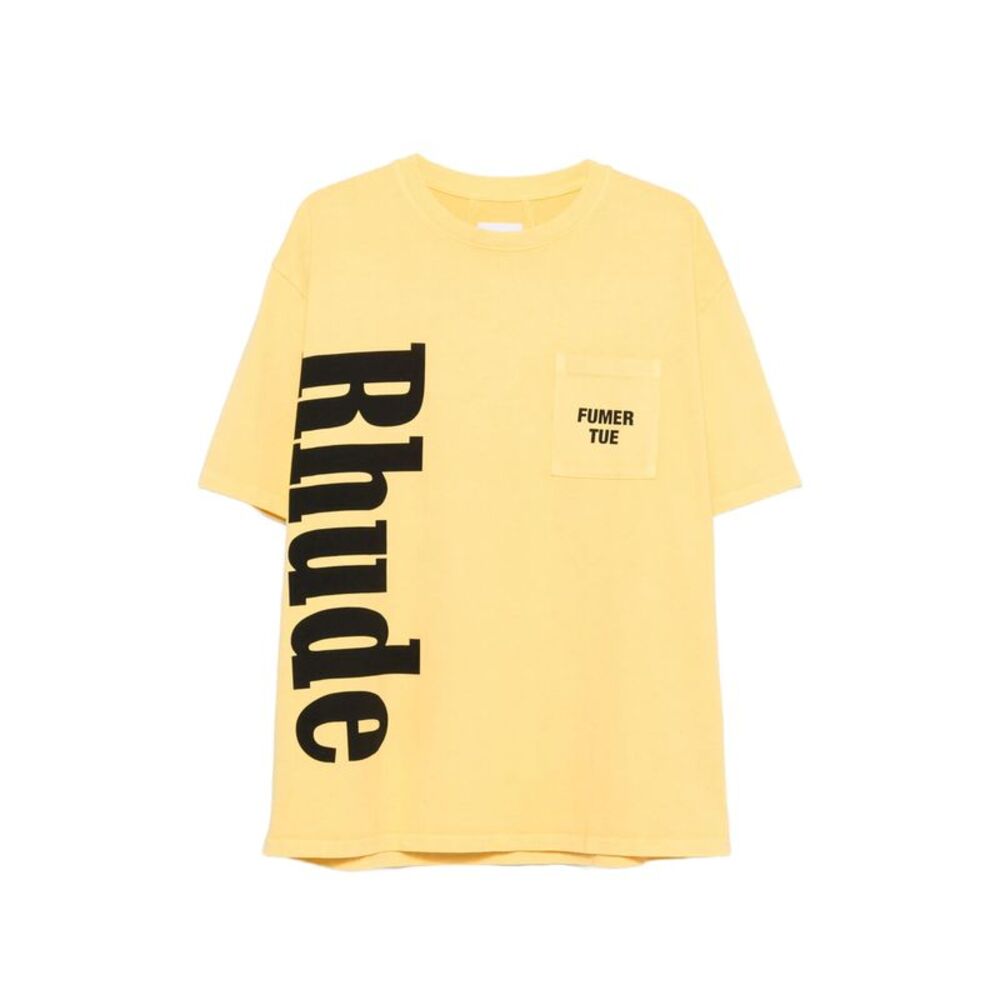 Rhude Yellow T-Shirts & Vests - T-Shirts Men